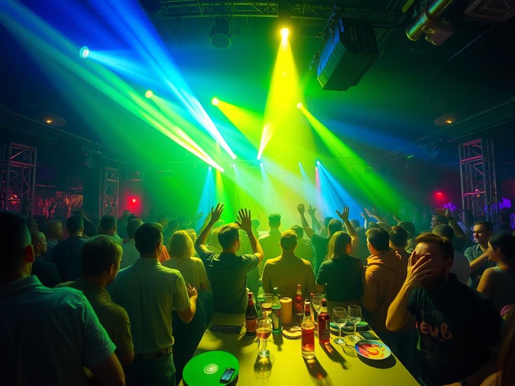 photo of a large partyфото