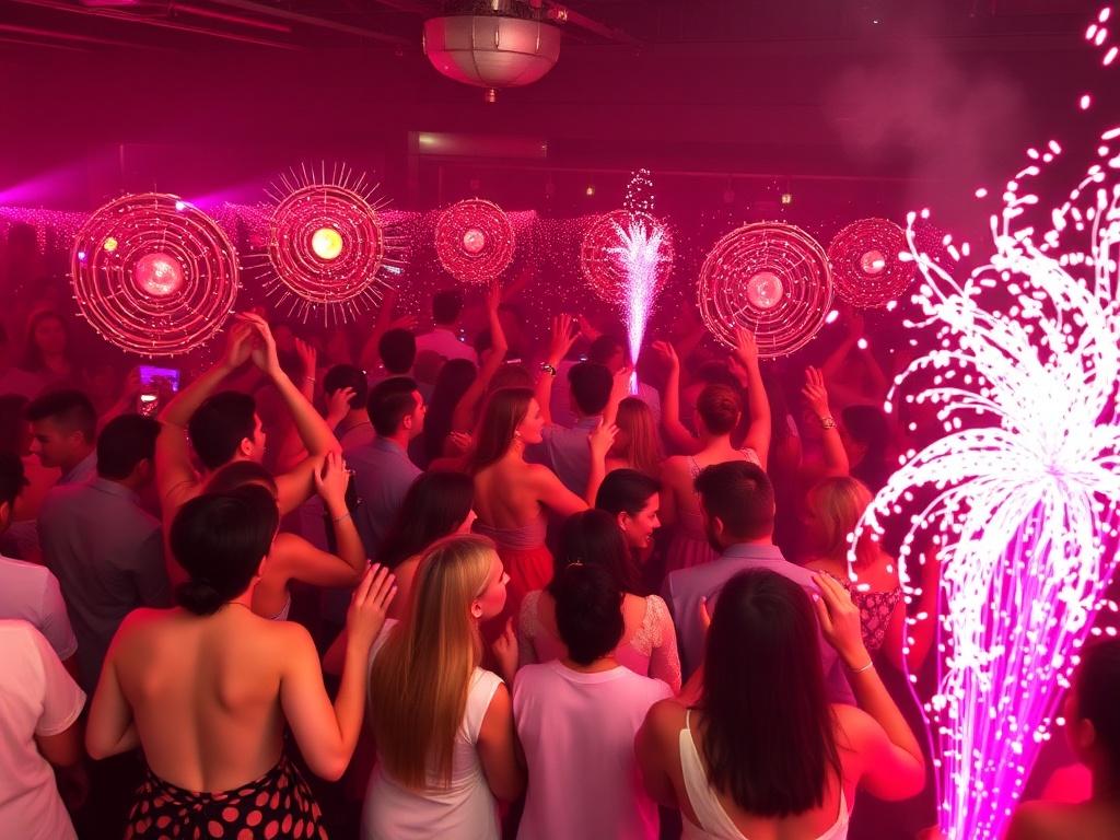 photo of a large partyфото